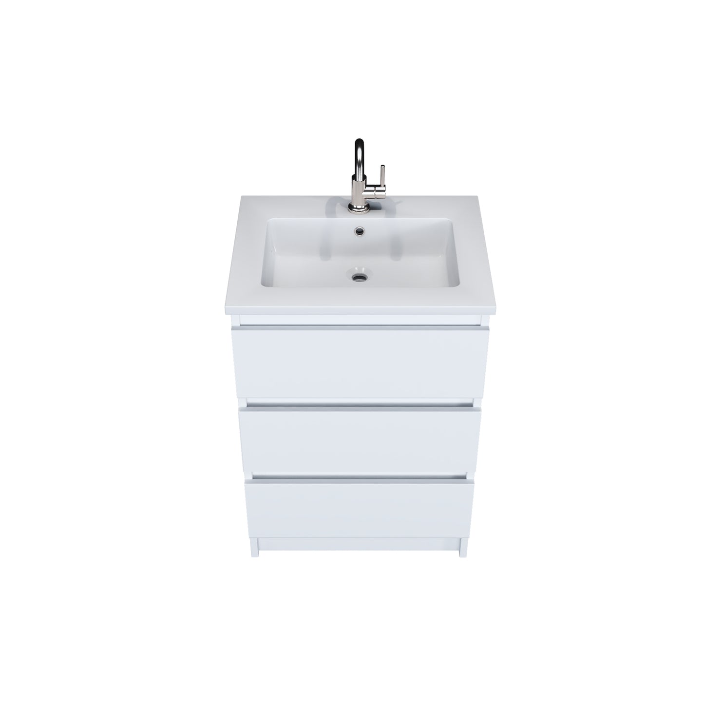 Pepper 24" Bathroom Vanity with integrated counter top
