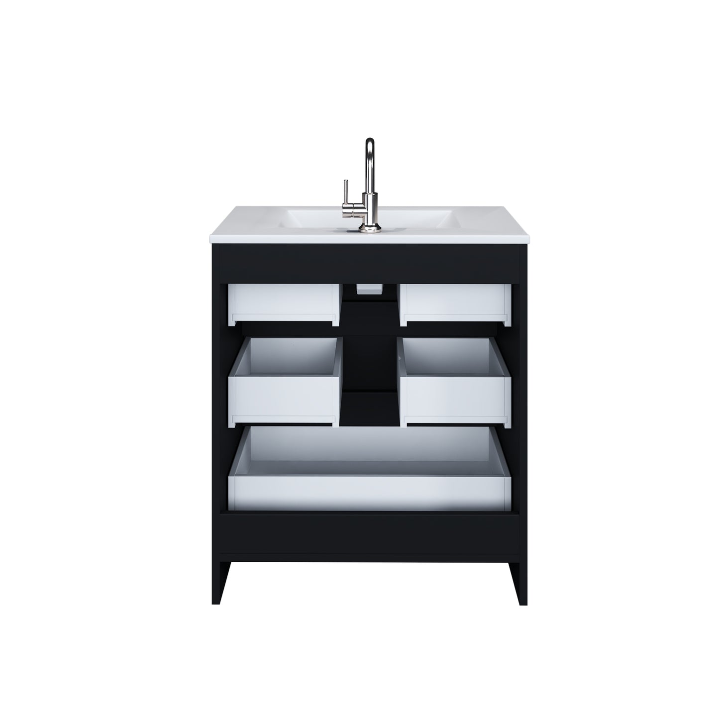 Pepper 30" Bathroom Vanity with integrated counter top