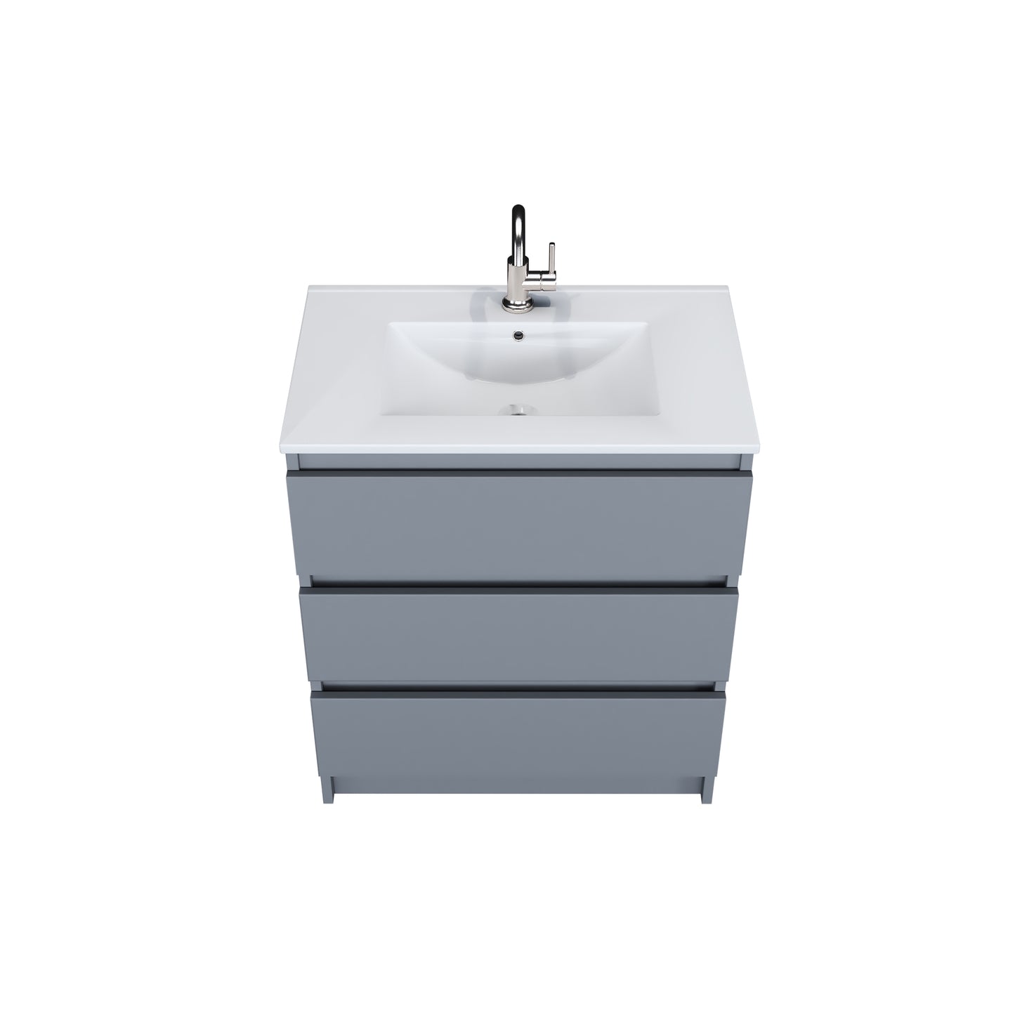 Pepper 30" Bathroom Vanity with integrated counter top