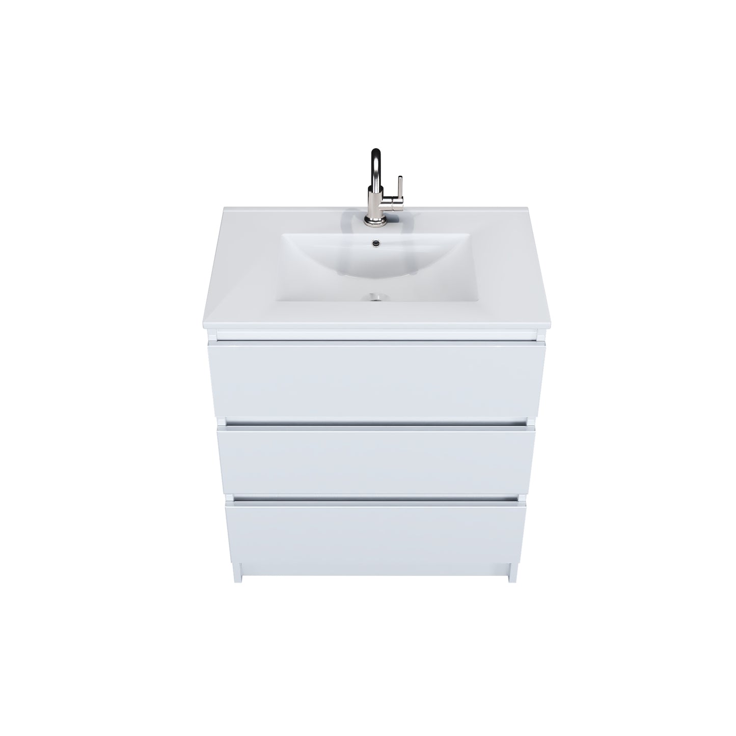 Pepper 30" Bathroom Vanity with integrated counter top