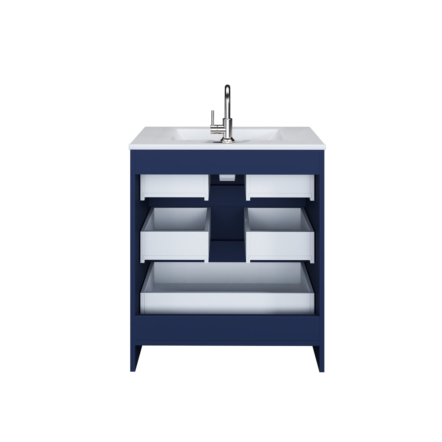 Pepper 30" Bathroom Vanity with integrated counter top