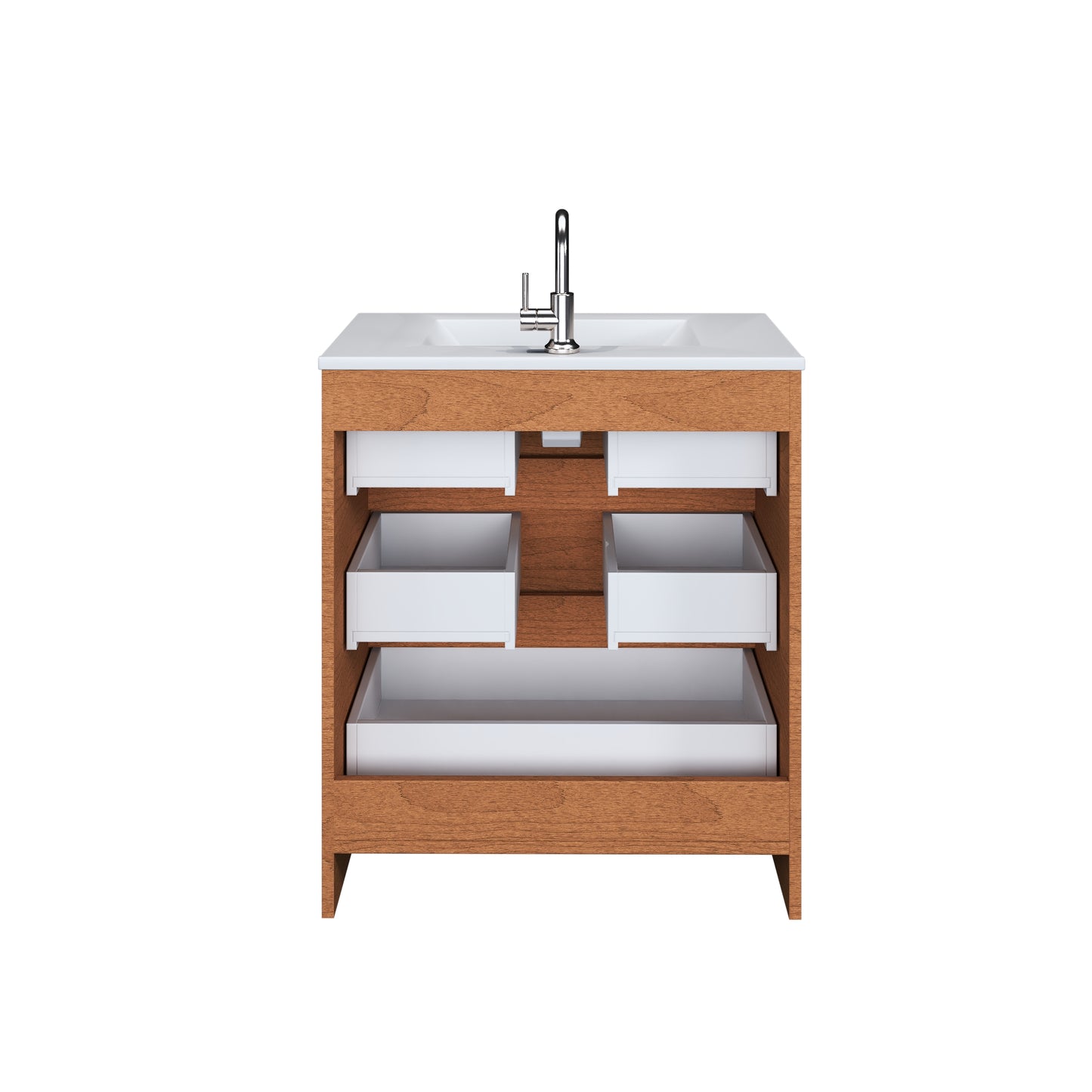 Pepper 30" Bathroom Vanity with integrated counter top