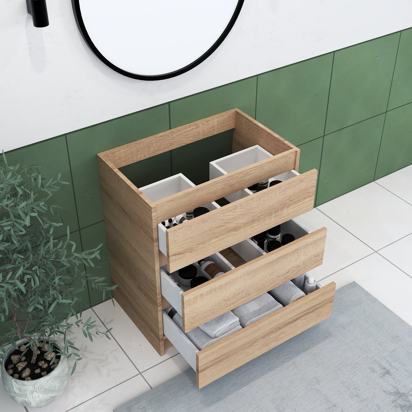 Pepper 30" Bathroom Vanity Cabinet Only