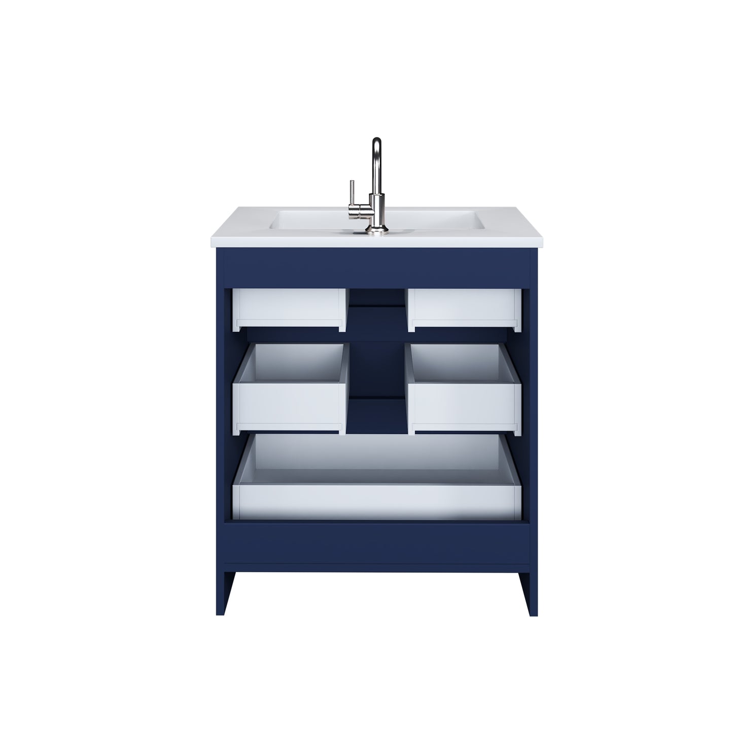 Pepper 30" Bathroom Vanity with integrated counter top