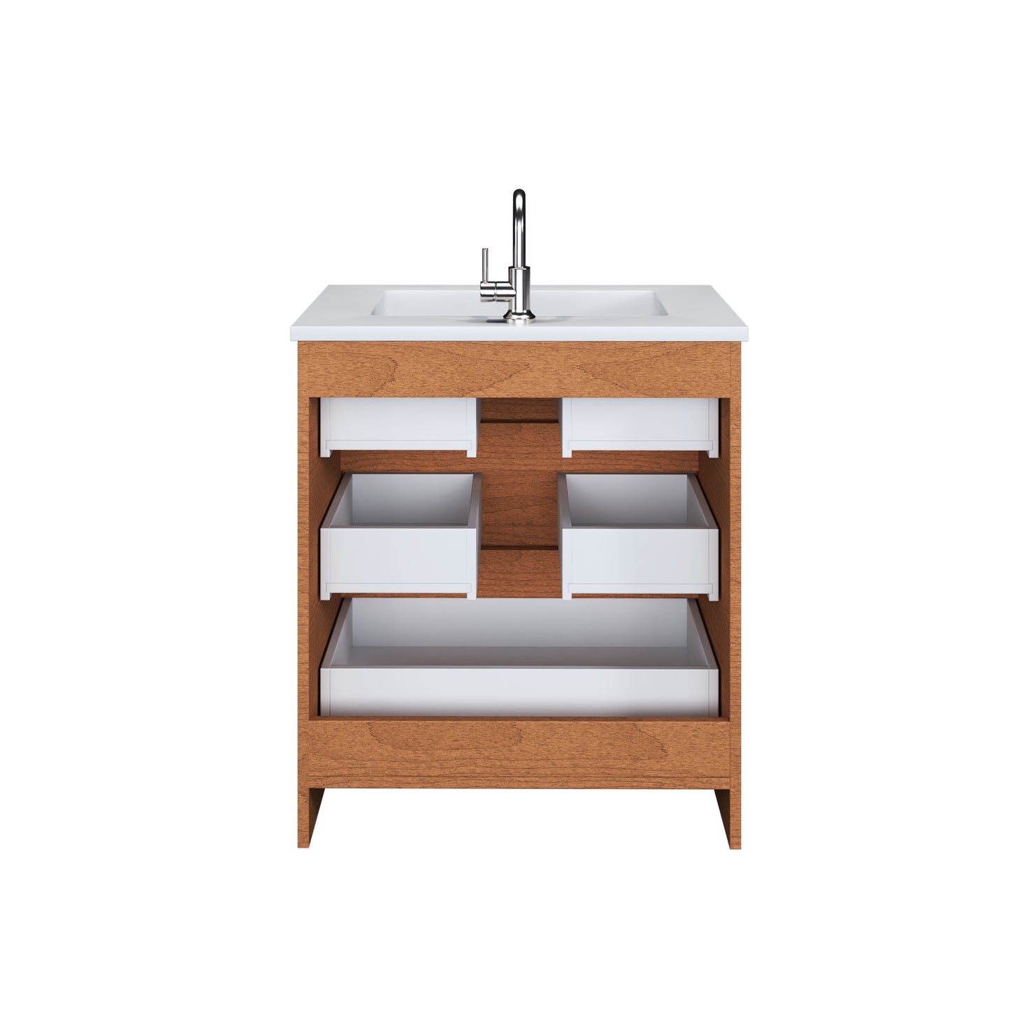 Pepper 30" Bathroom Vanity with integrated counter top