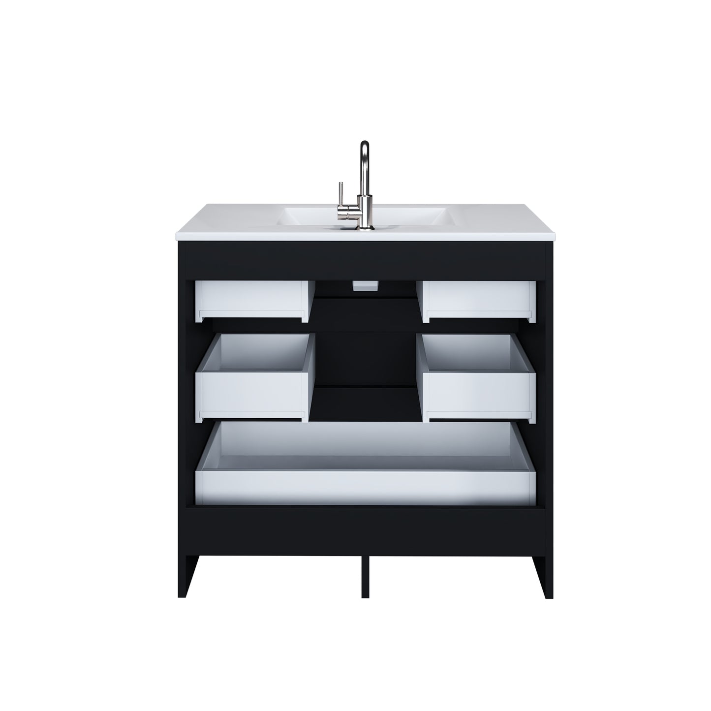 Pepper 36" Bathroom Vanity with integrated counter top