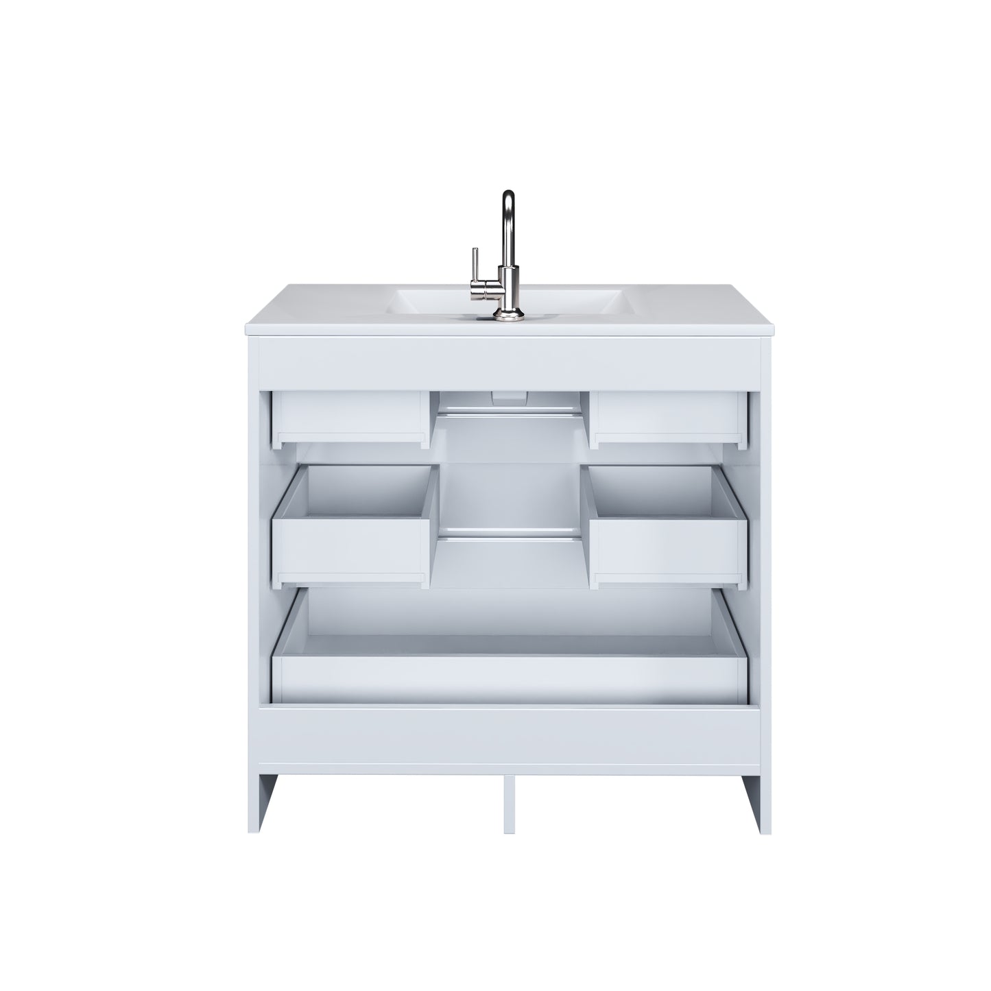 Pepper 36" Bathroom Vanity with integrated counter top