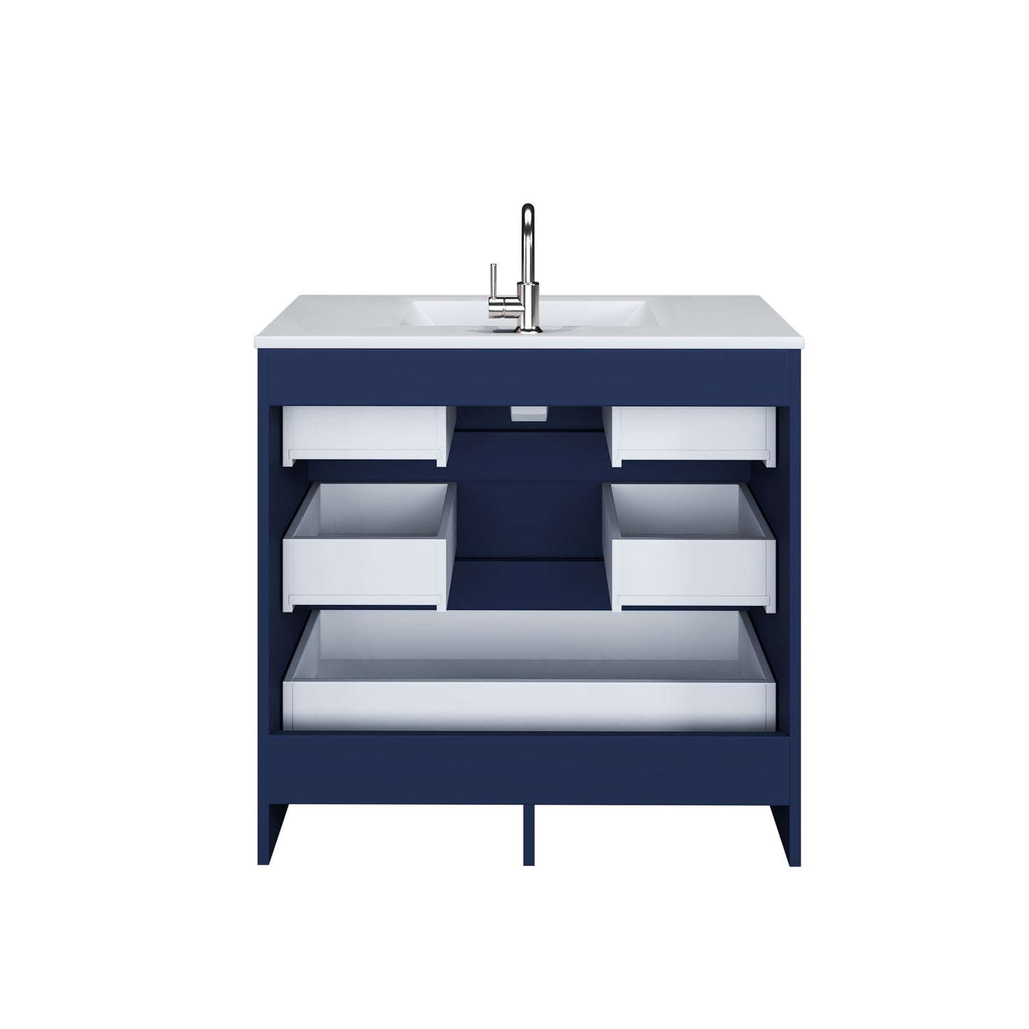 Pepper 36" Bathroom Vanity with integrated counter top