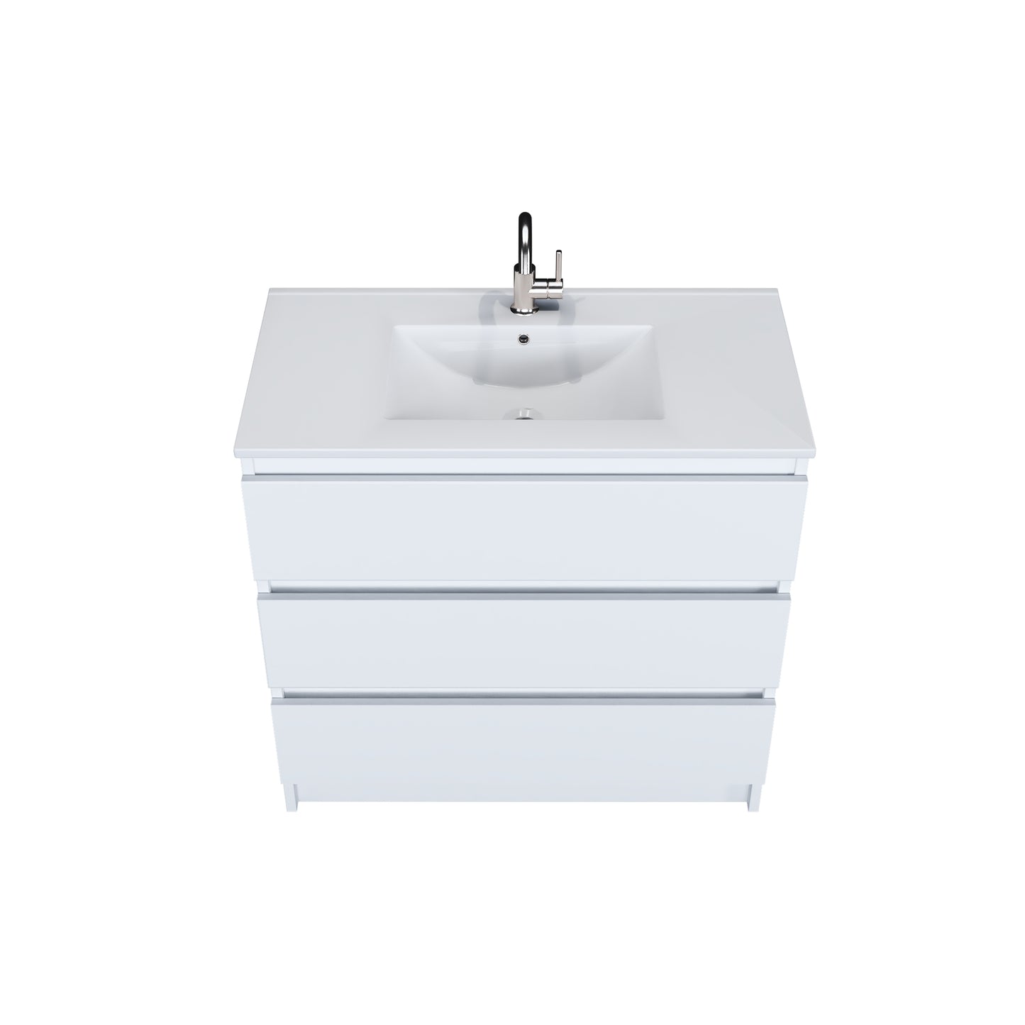 Pepper 36" Bathroom Vanity with integrated counter top