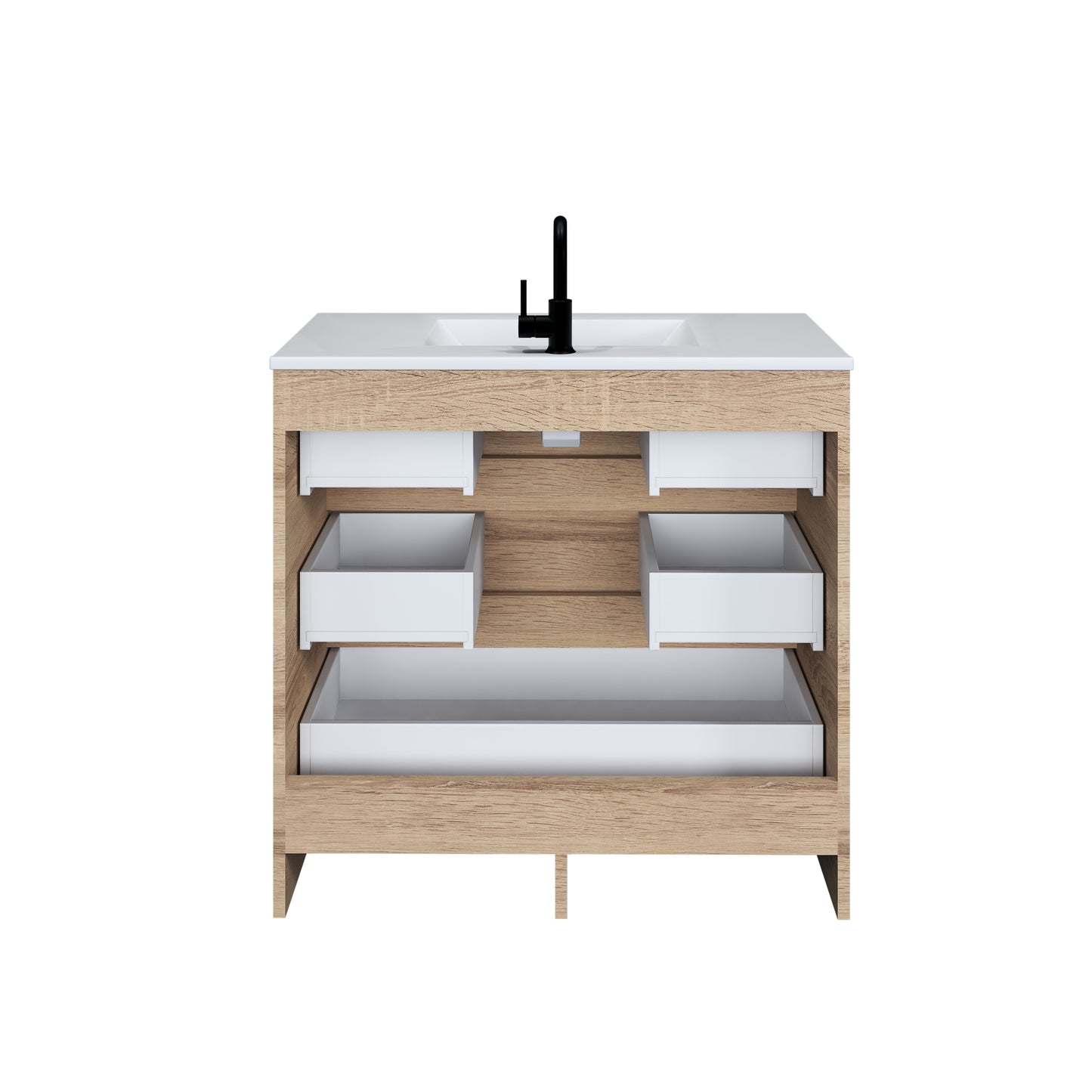 Pepper 36" Bathroom Vanity with integrated counter top