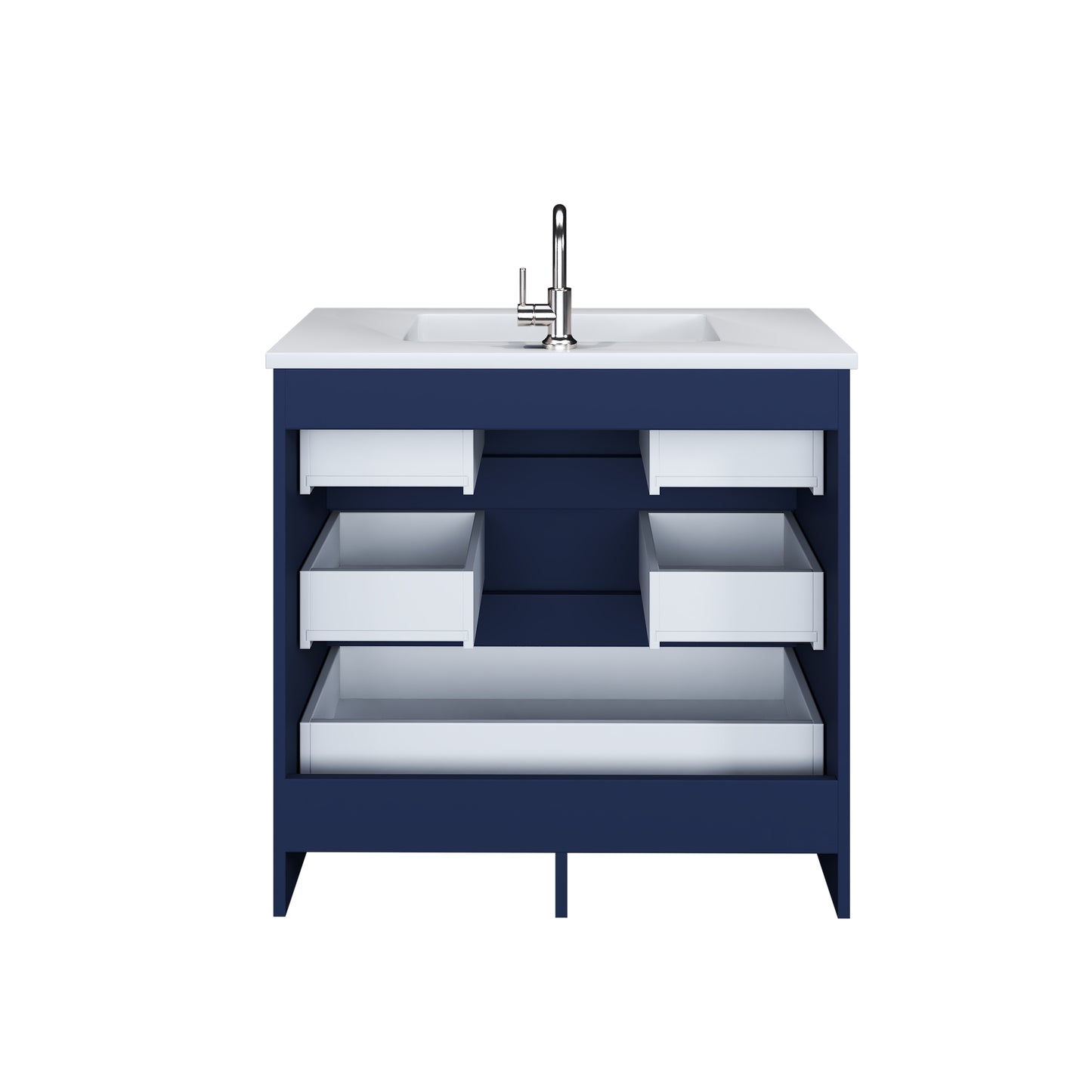 Pepper 36" Bathroom Vanity with integrated counter top