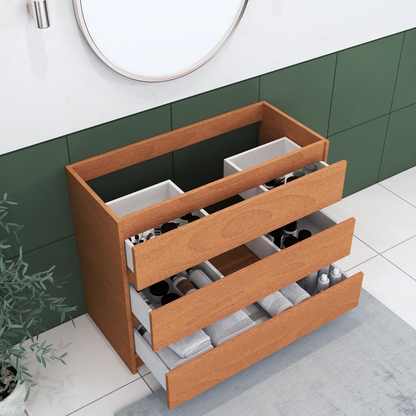 Pepper 48" Bathroom Vanity Cabinet Only