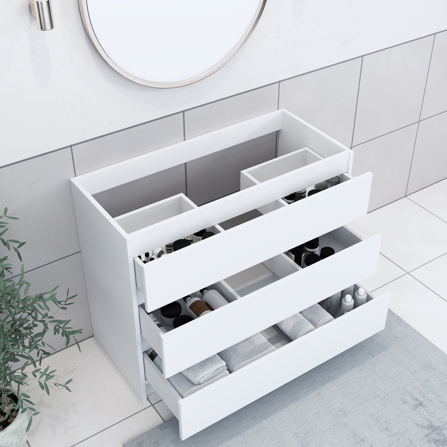 Pepper 48" Bathroom Vanity Cabinet Only