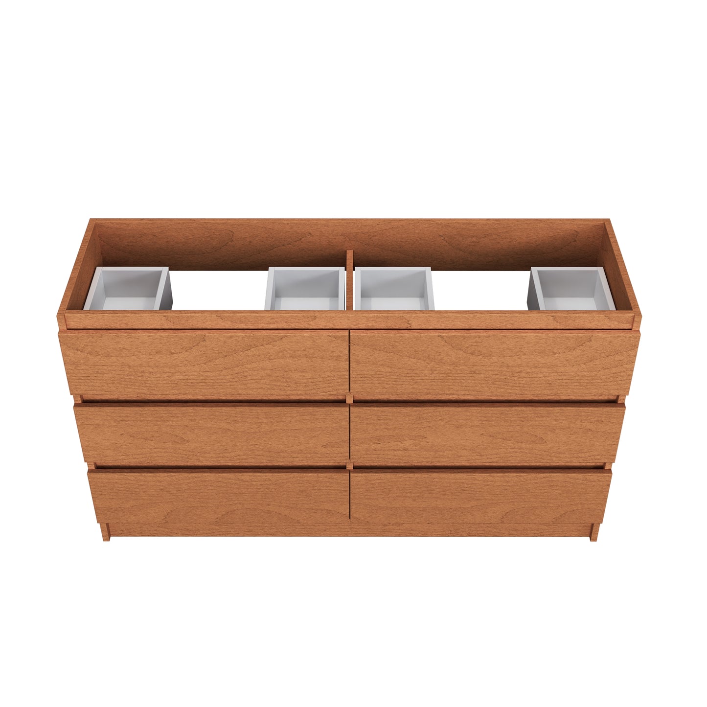 Pepper 60" Double Sink Bathroom Vanity Cabinet Only