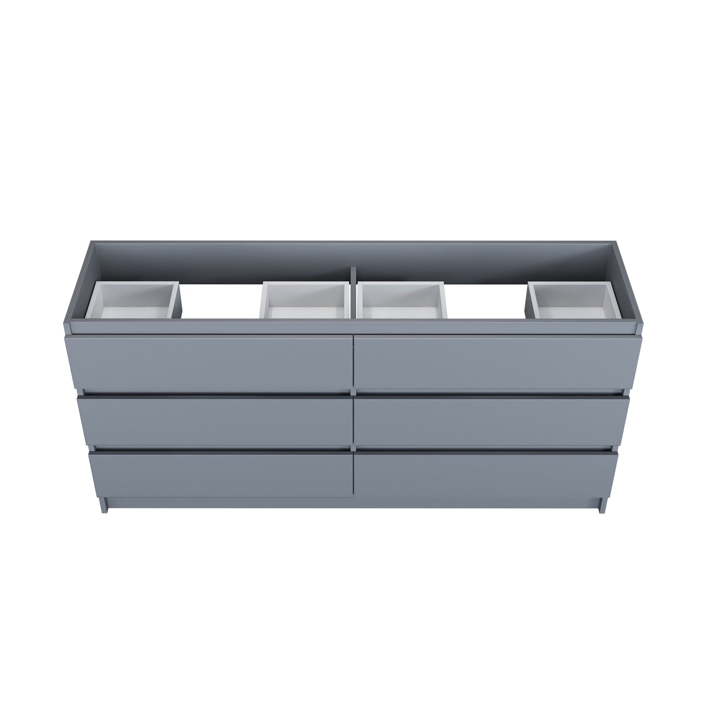 Pepper 72" Double Sink Bathroom Vanity Cabinet Only