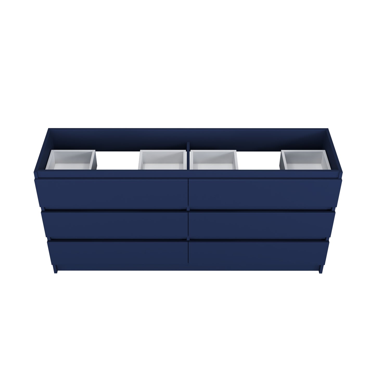 Pepper 72" Double Sink Bathroom Vanity Cabinet Only