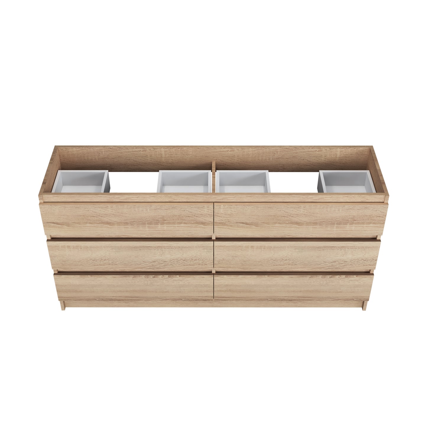 Pepper 72" Double Sink Bathroom Vanity Cabinet Only
