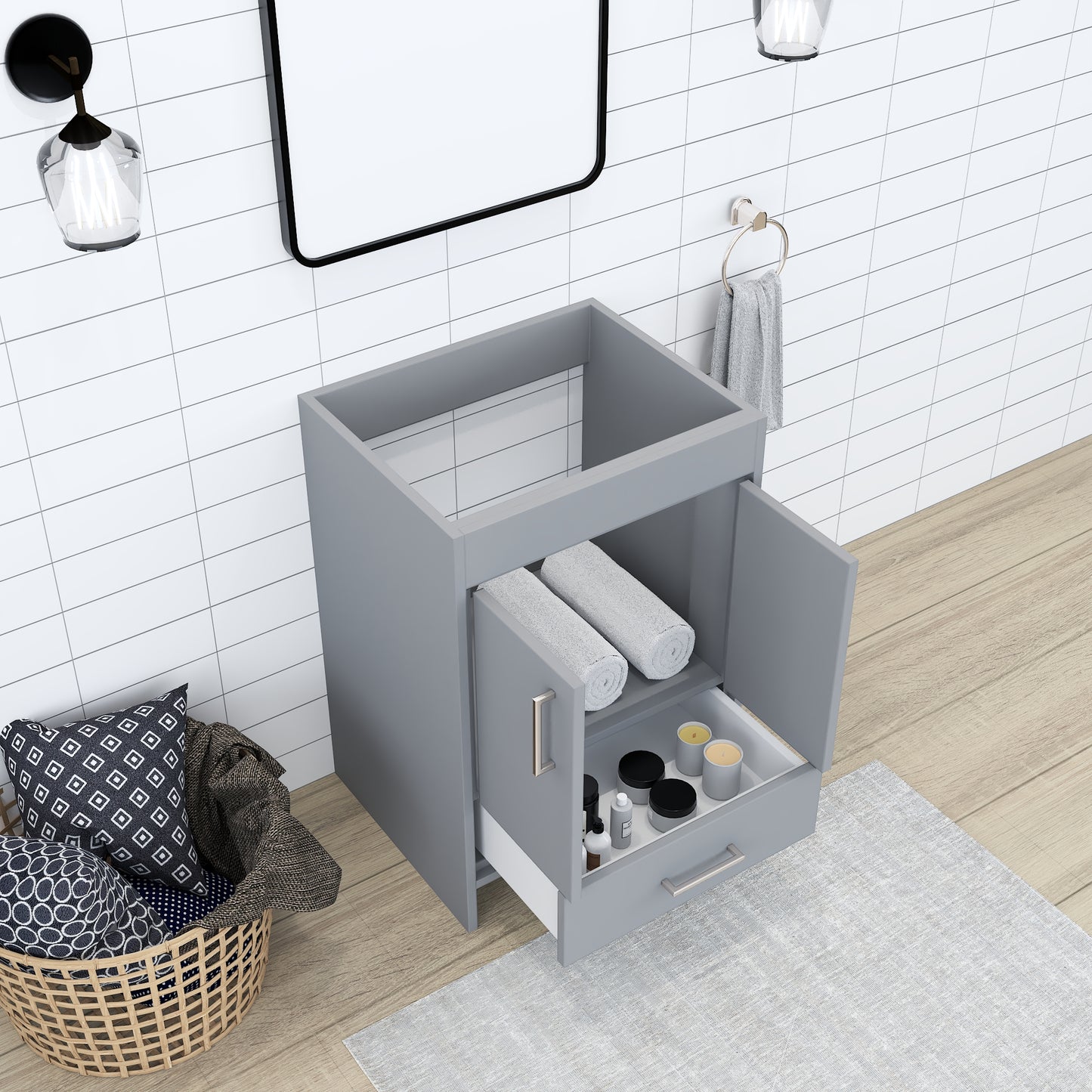 Rio 24" Bathroom Vanity Cabinet Only