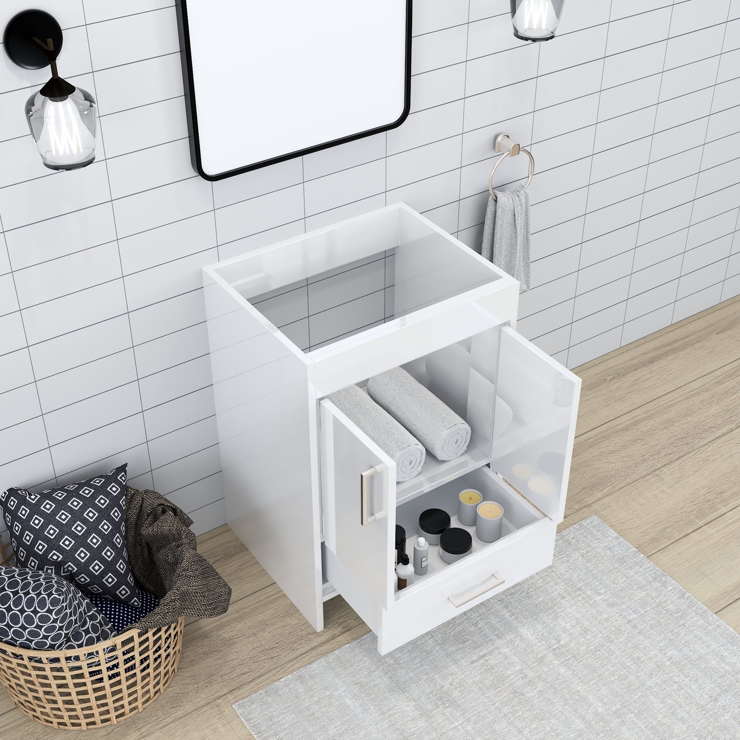 Rio 24" Bathroom Vanity Cabinet Only