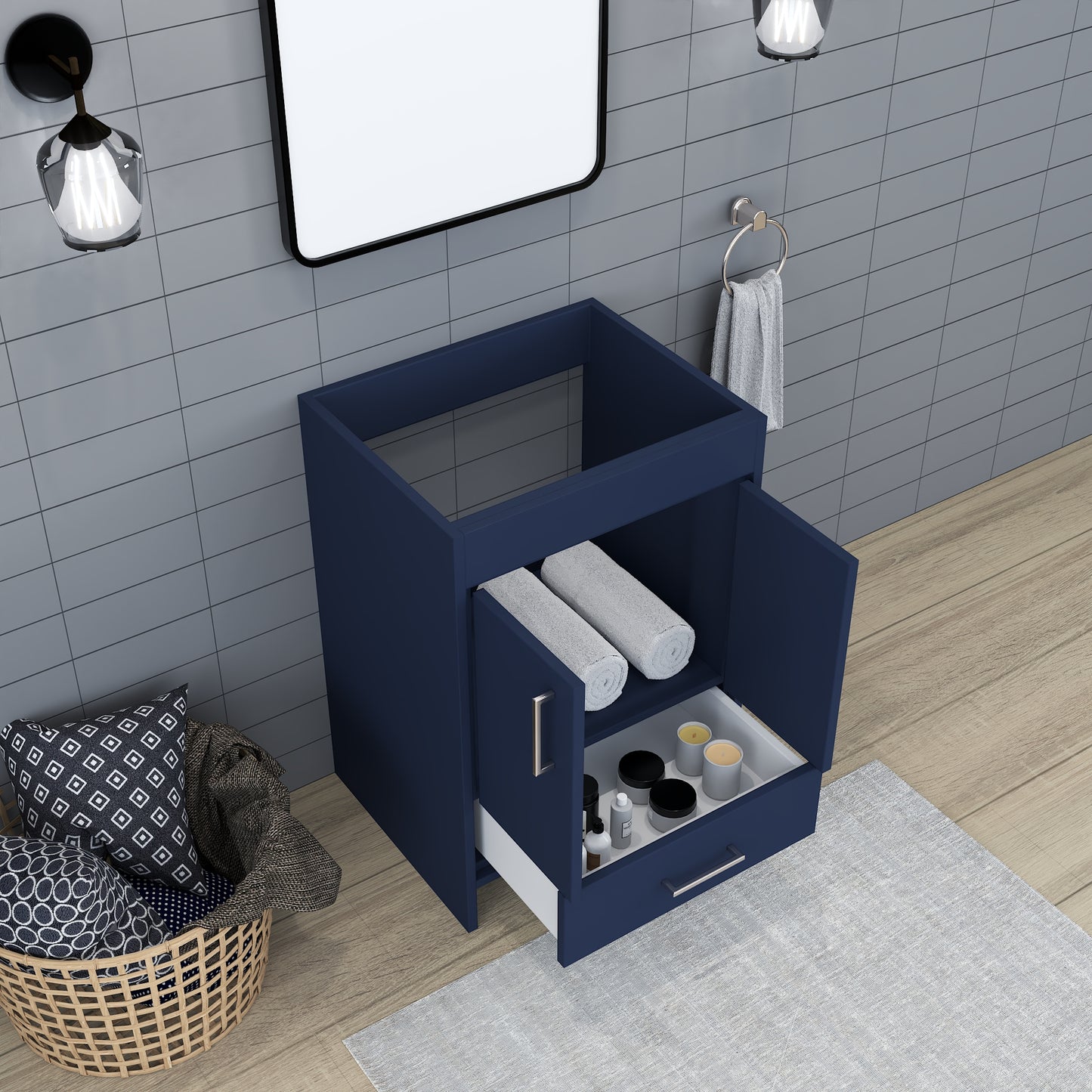 Rio 24" Bathroom Vanity Cabinet Only