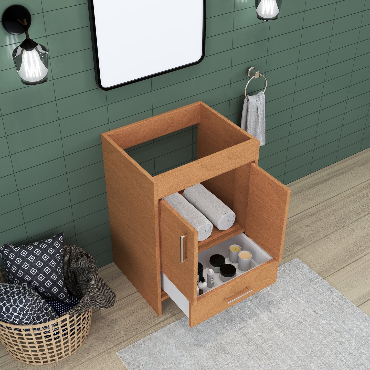 Rio 24" Bathroom Vanity Cabinet Only