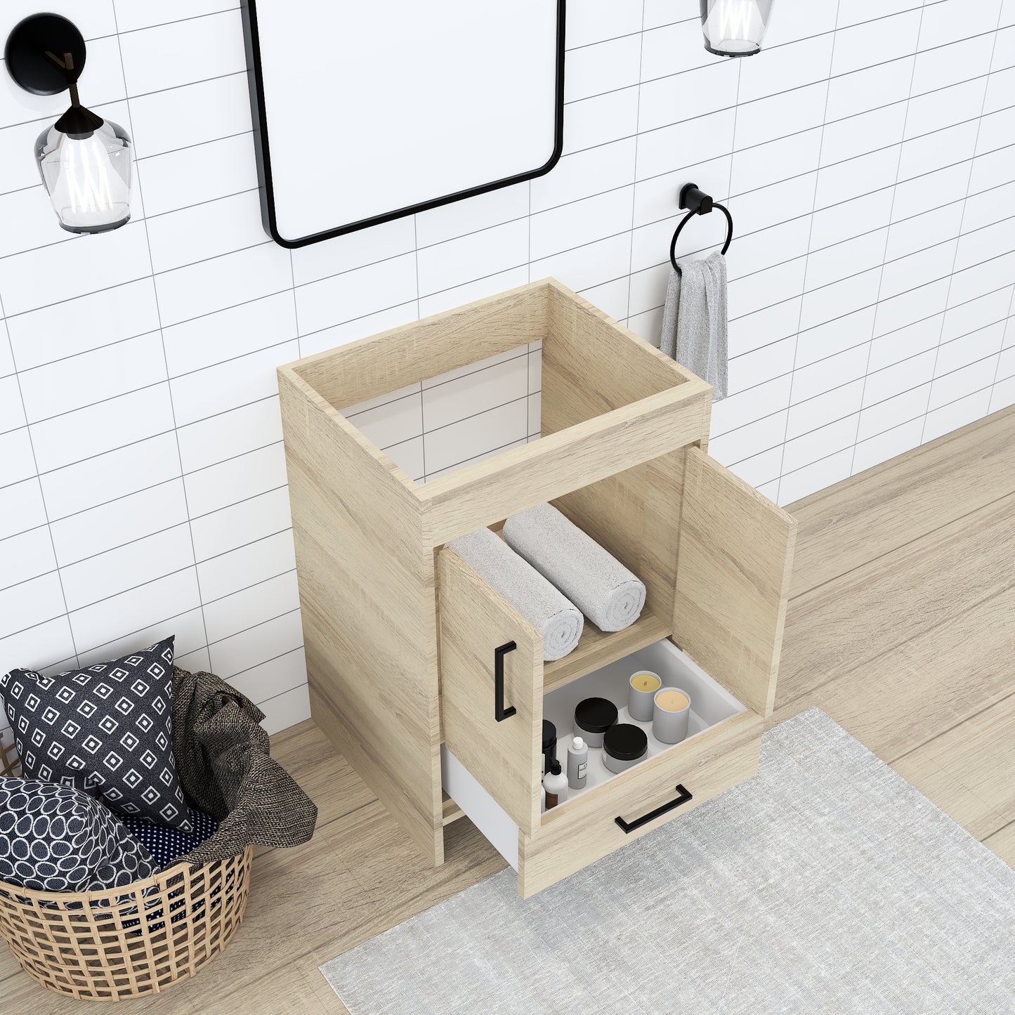 Rio 24" Bathroom Vanity Cabinet Only