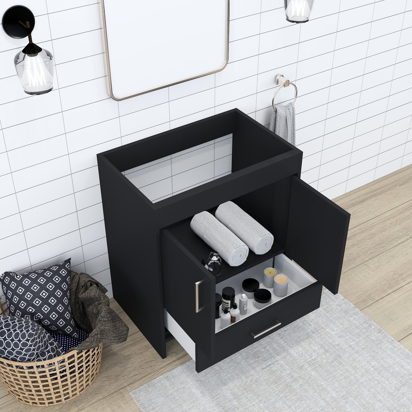 Rio 30" Bathroom Vanity Cabinet Only
