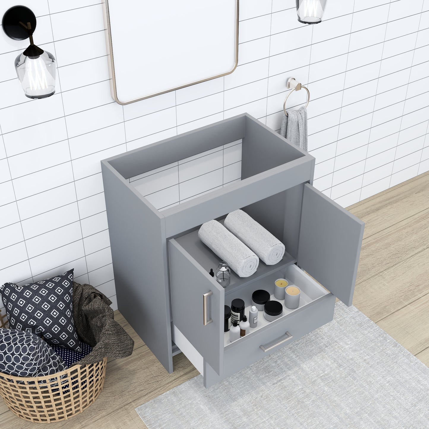 Rio 30" Bathroom Vanity Cabinet Only