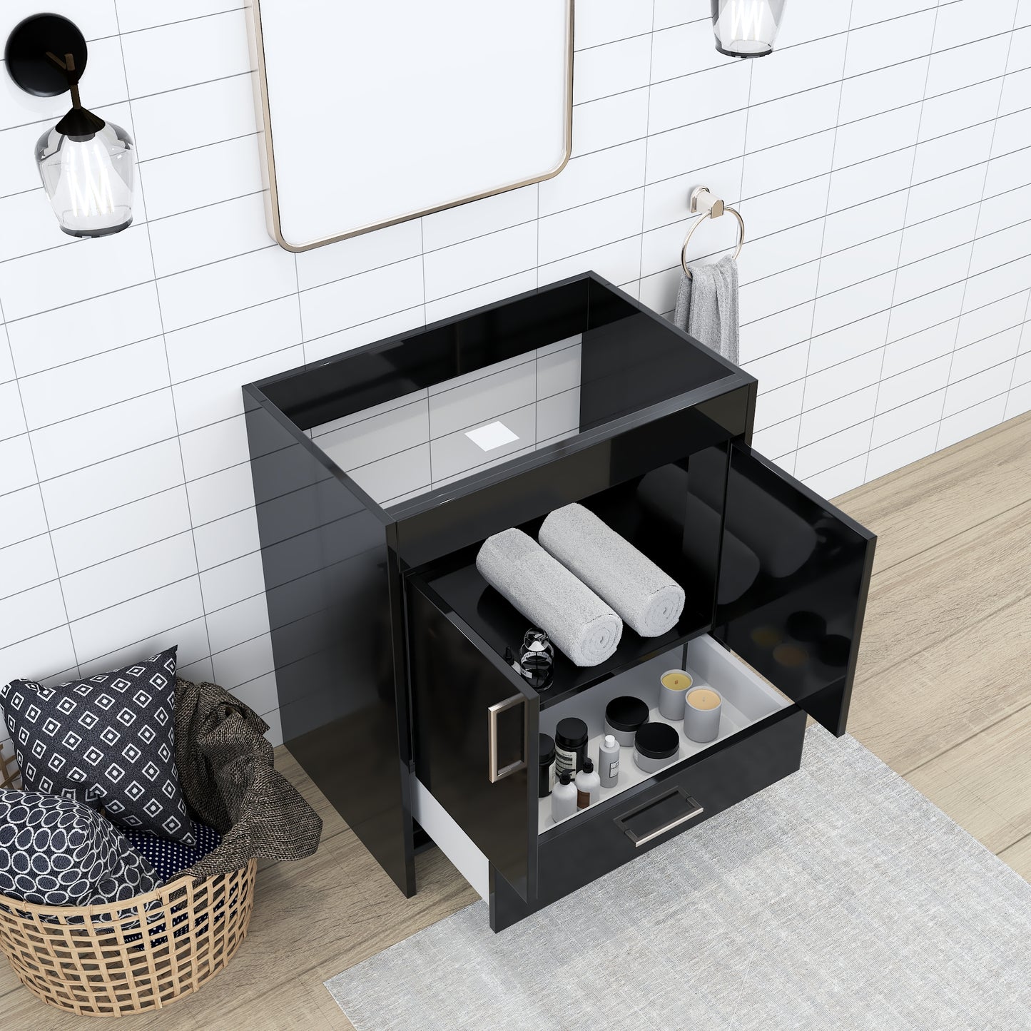 Rio 30" Bathroom Vanity Cabinet Only