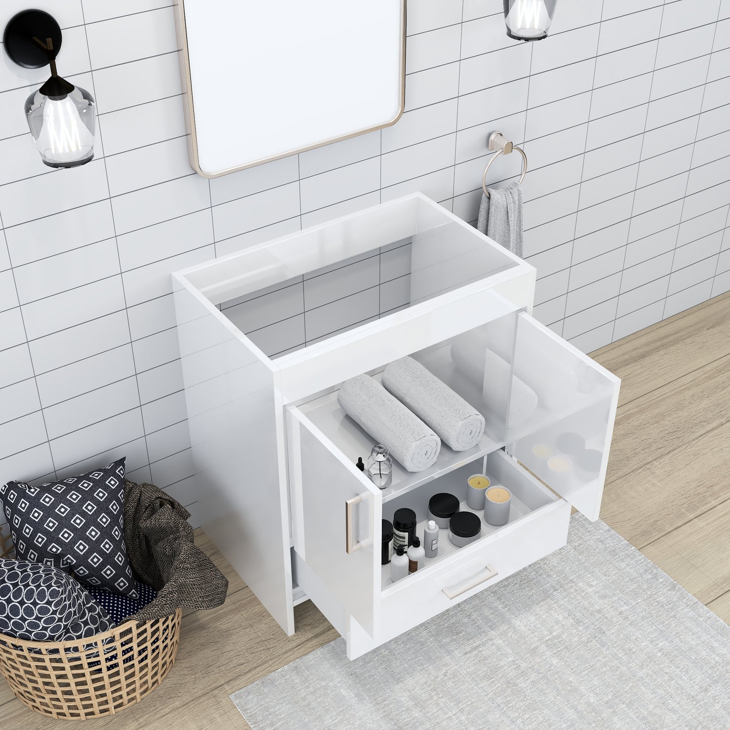 Rio 30" Bathroom Vanity Cabinet Only