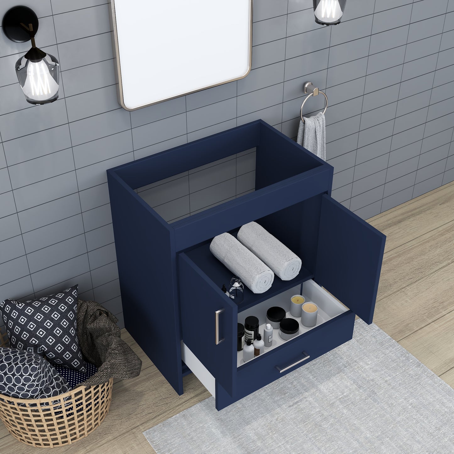 Rio 30" Bathroom Vanity Cabinet Only