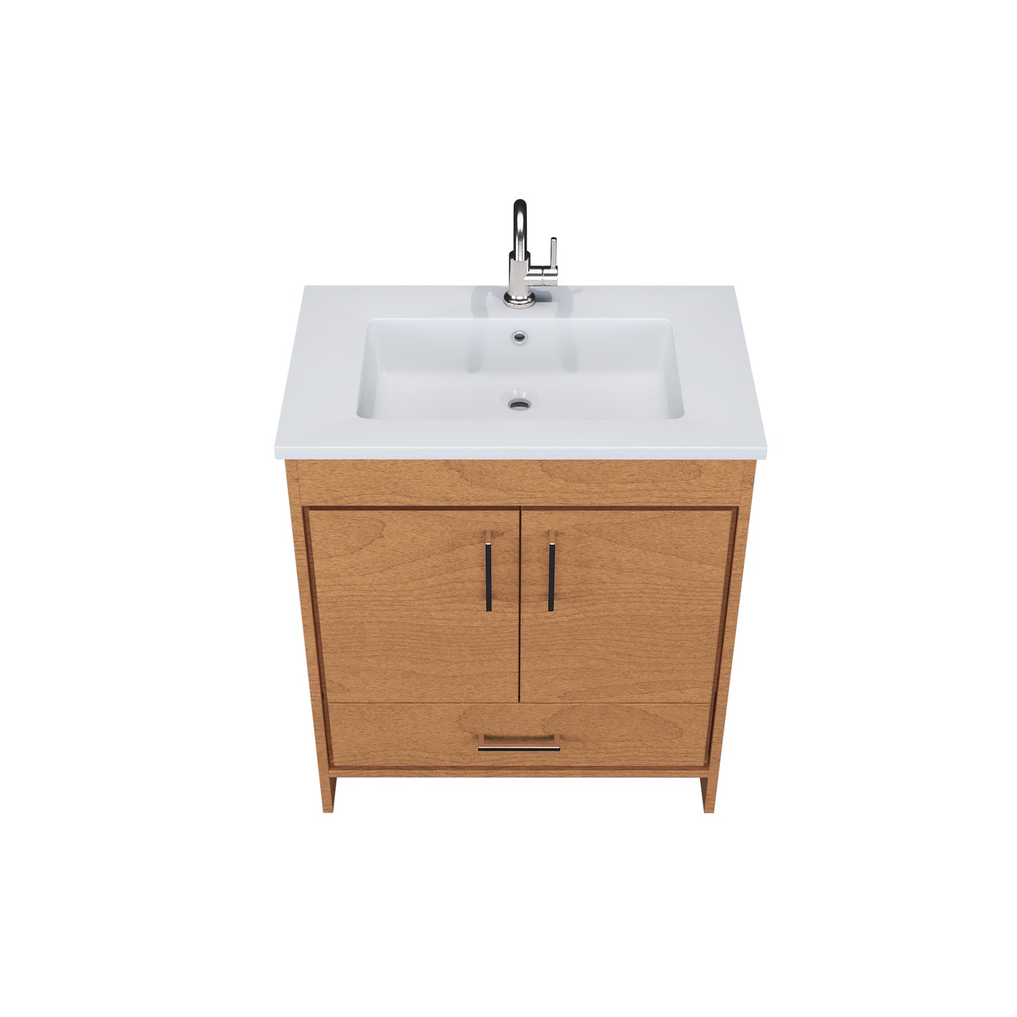 Rio 30" Bathroom Vanity with Acrylic integrated counter top