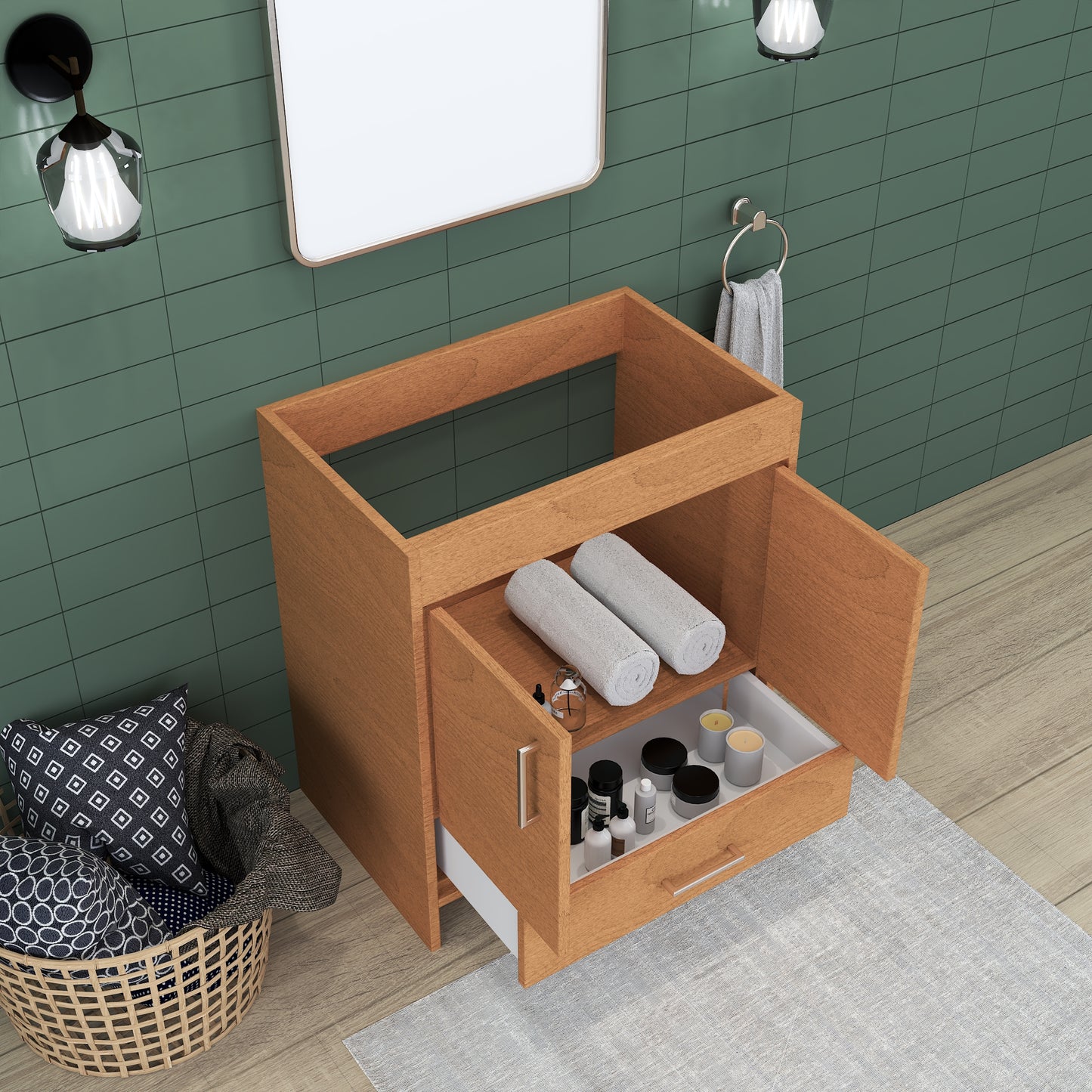 Rio 30" Bathroom Vanity Cabinet Only
