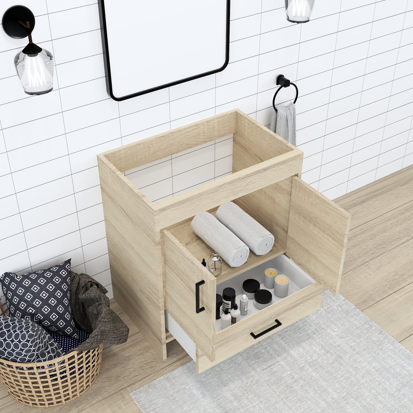 Rio 30" Bathroom Vanity Cabinet Only