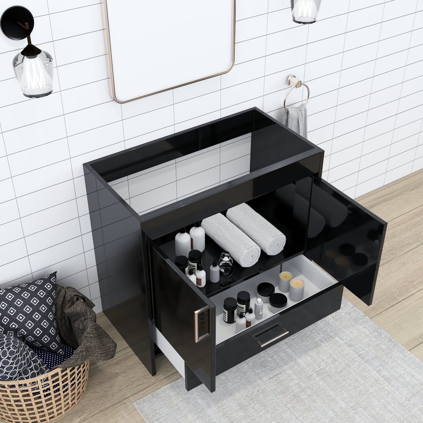Rio 36" Bathroom Vanity Cabinet Only