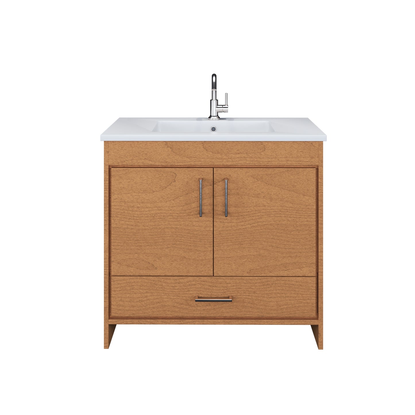 Rio 36" Bathroom Vanity with Acrylic integrated counter top