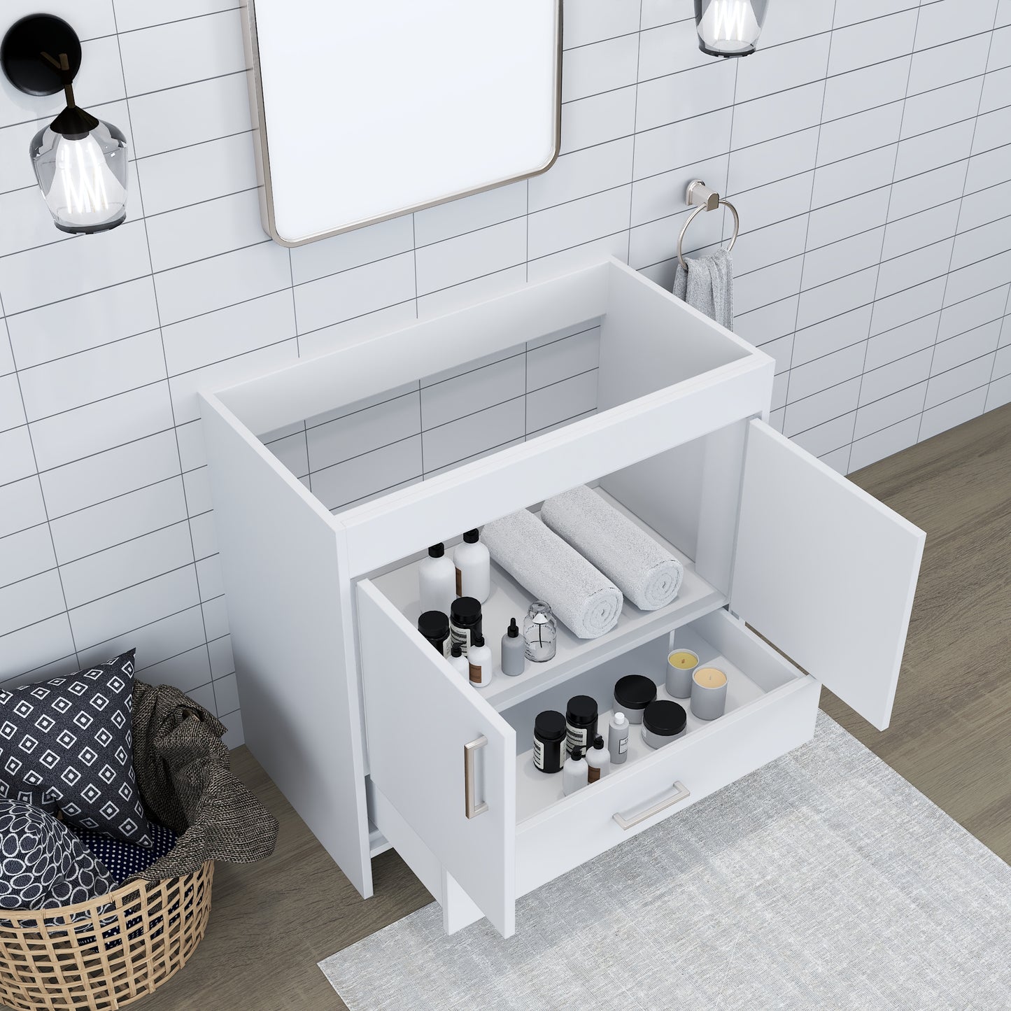 Rio 36" Bathroom Vanity Cabinet Only
