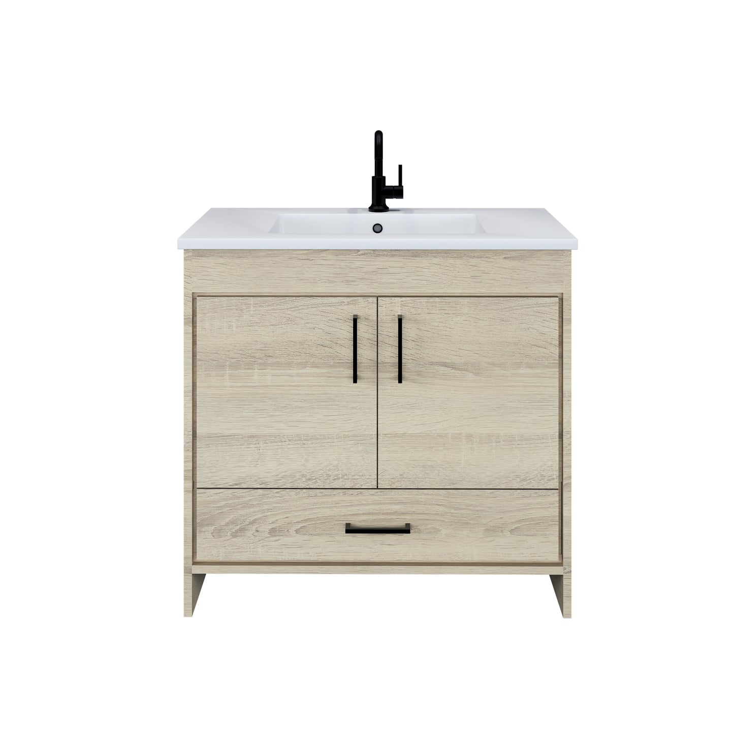 Rio 36" Bathroom Vanity with Acrylic integrated counter top