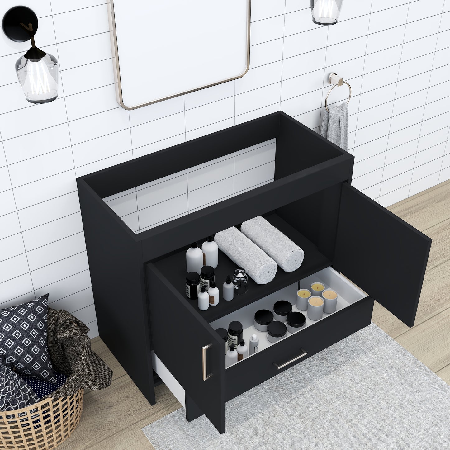 Rio 40" Bathroom Vanity Cabinet Only