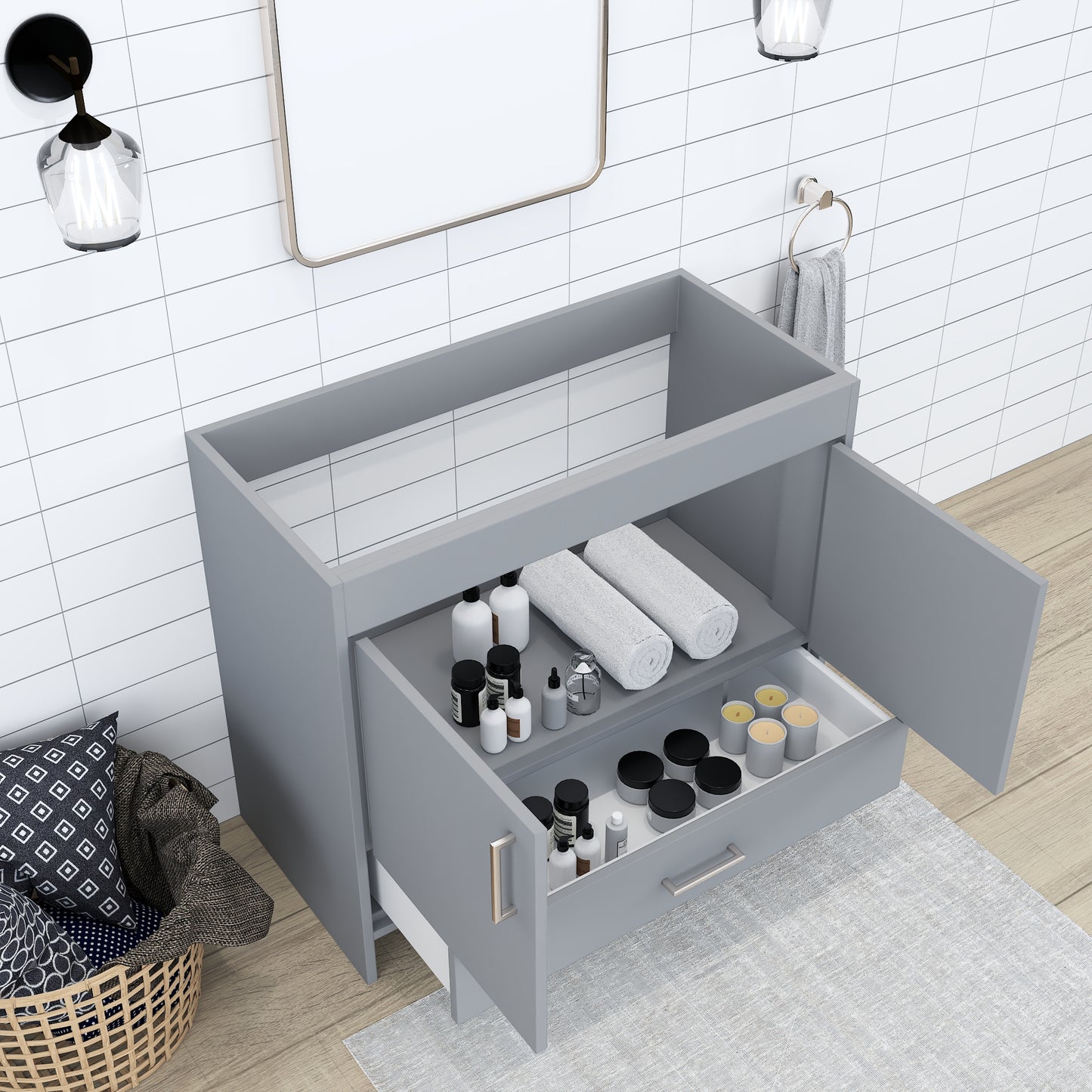 Rio 40" Bathroom Vanity Cabinet Only