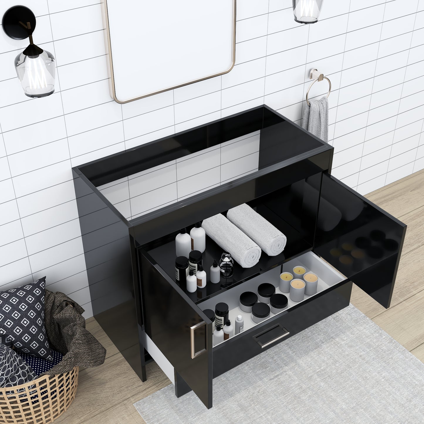 Rio 40" Bathroom Vanity Cabinet Only