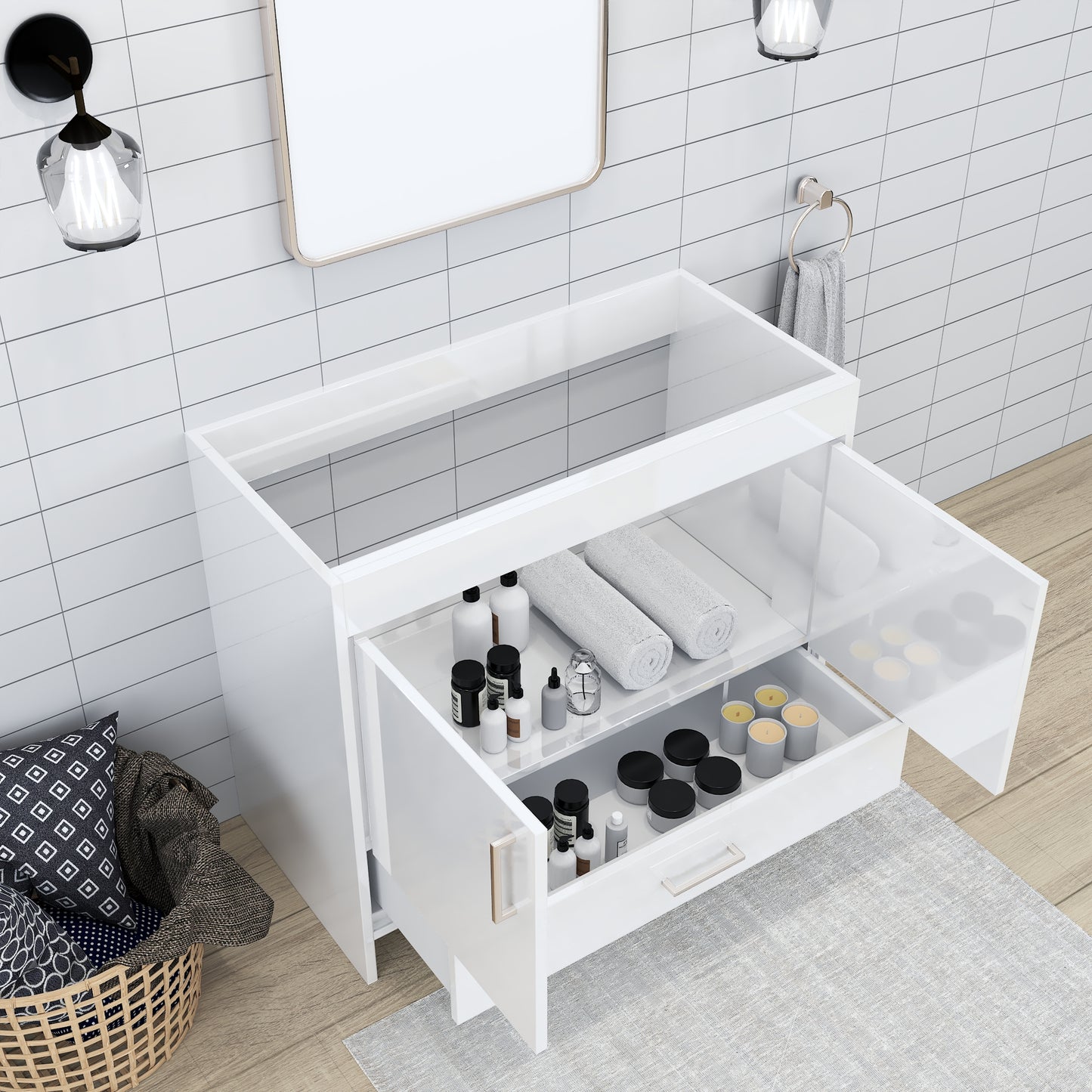 Rio 40" Bathroom Vanity Cabinet Only