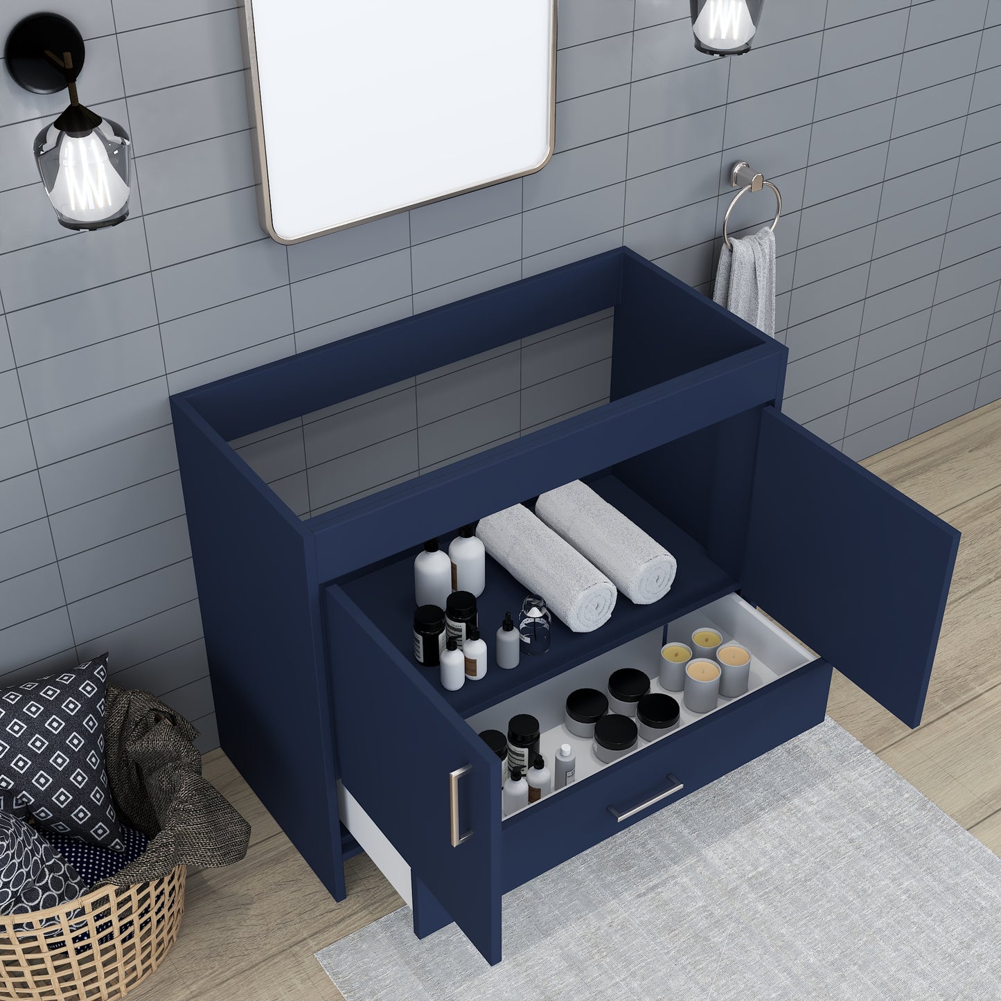 Rio 40" Bathroom Vanity Cabinet Only