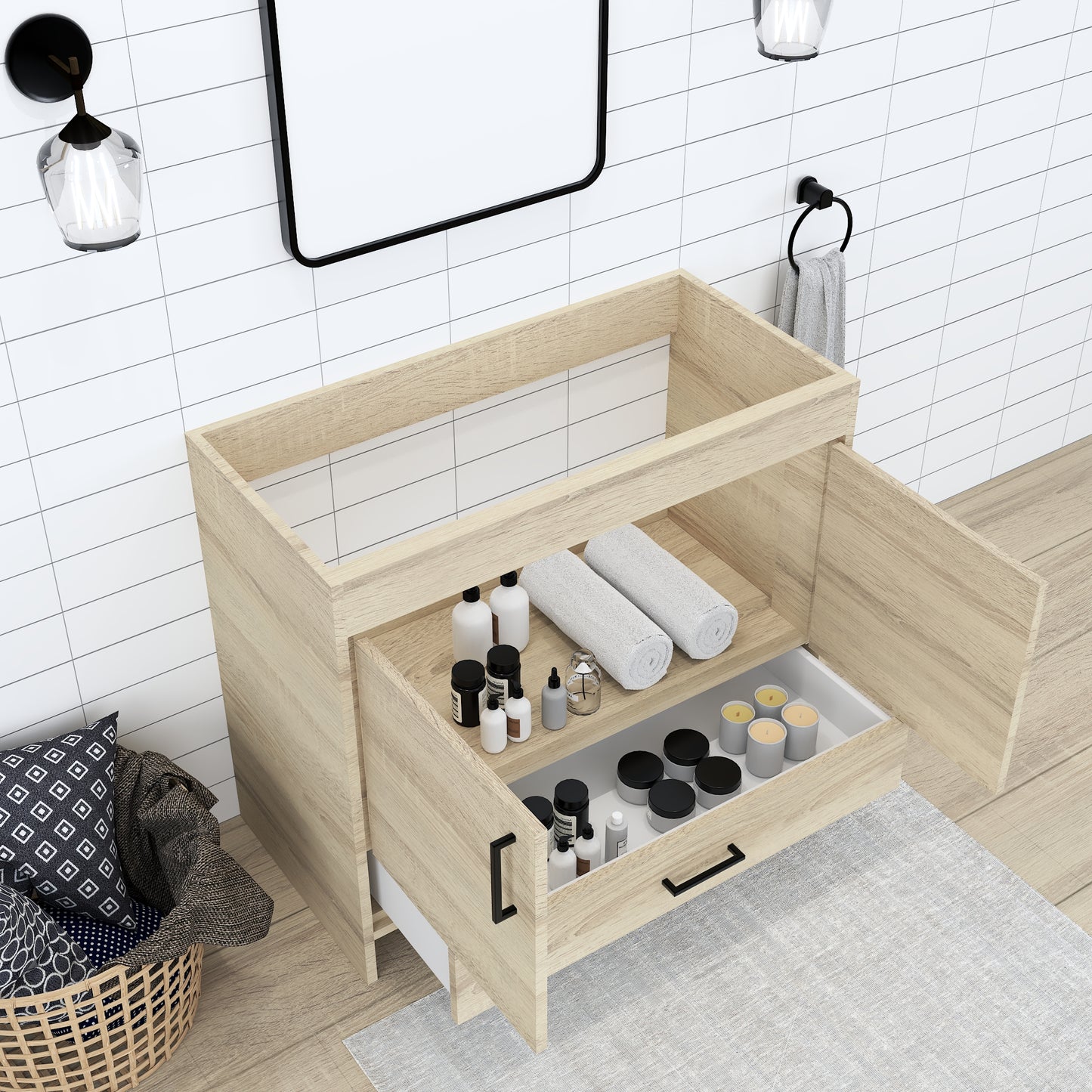 Rio 40" Bathroom Vanity Cabinet Only