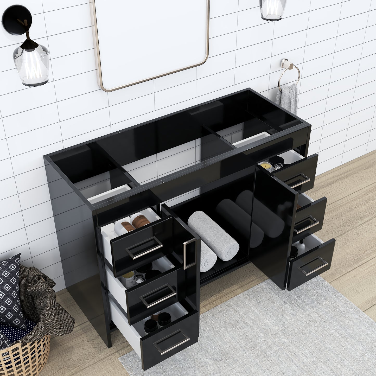 Rio 48" Bathroom Vanity Cabinet Only
