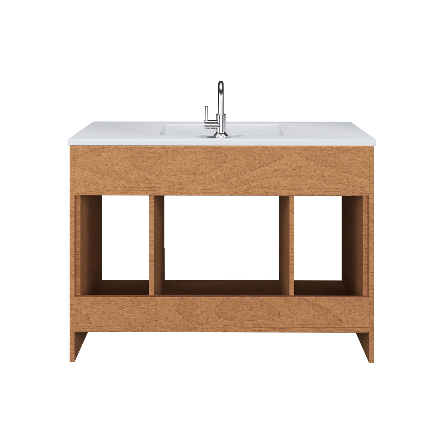 Rio 48" Bathroom Vanity with Acrylic integrated counter top