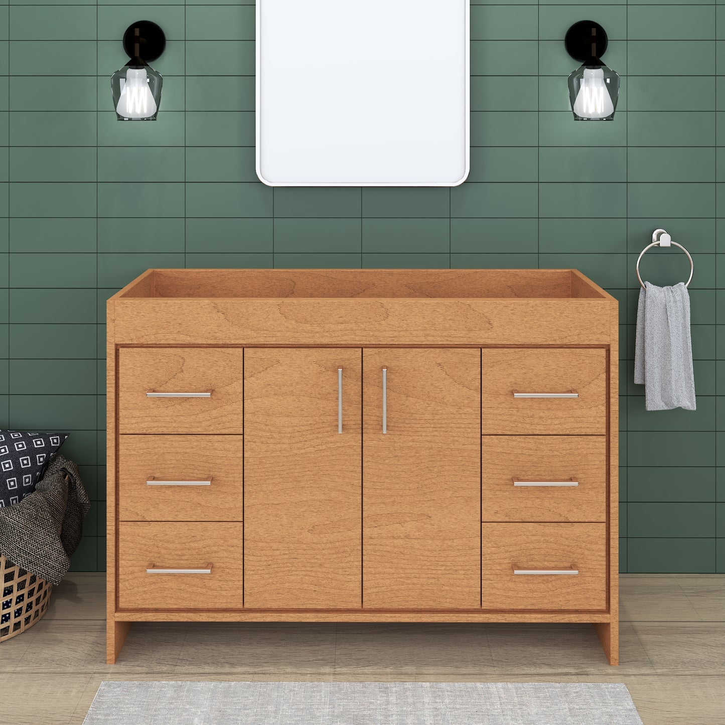 Rio 48" Bathroom Vanity Cabinet Only