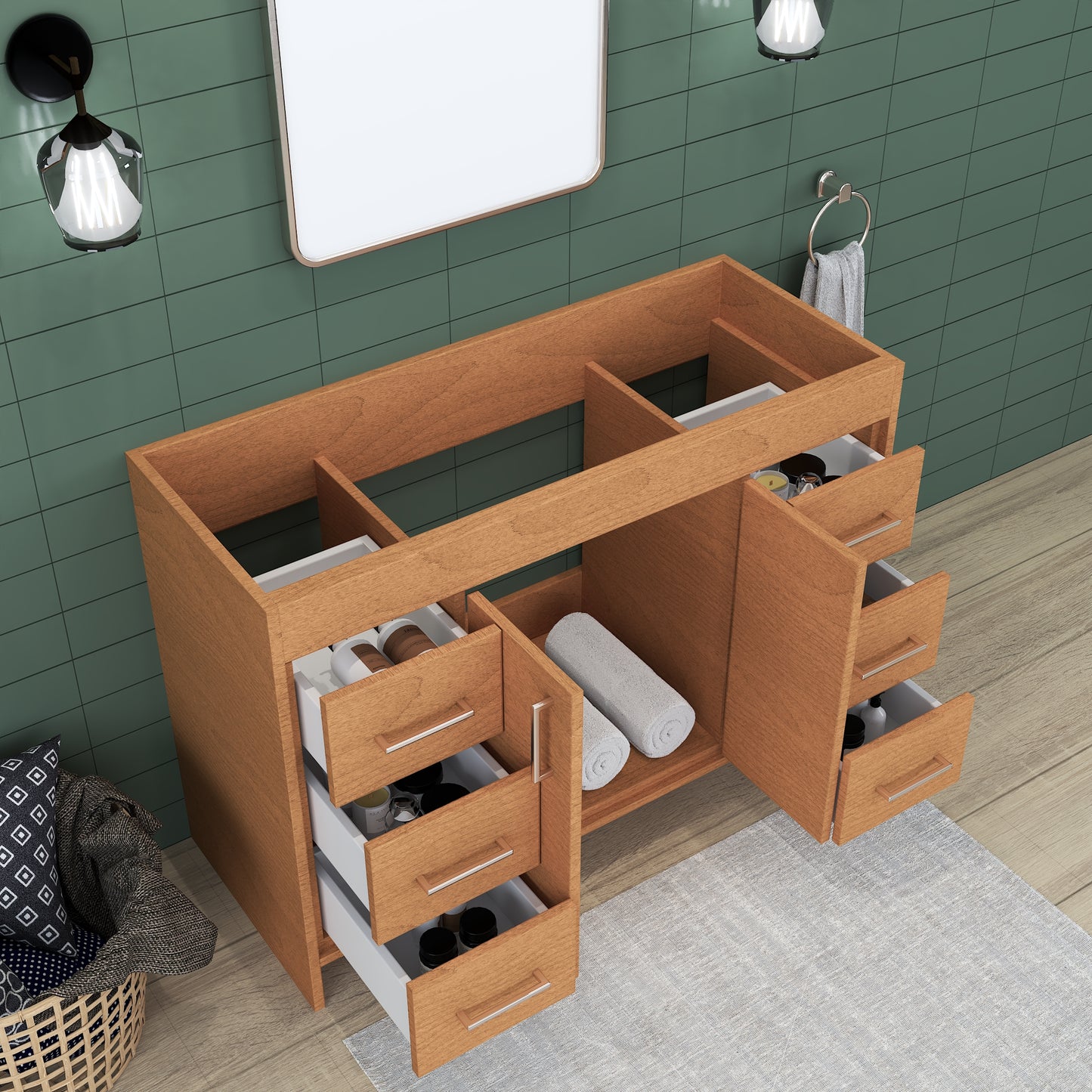 Rio 48" Bathroom Vanity Cabinet Only