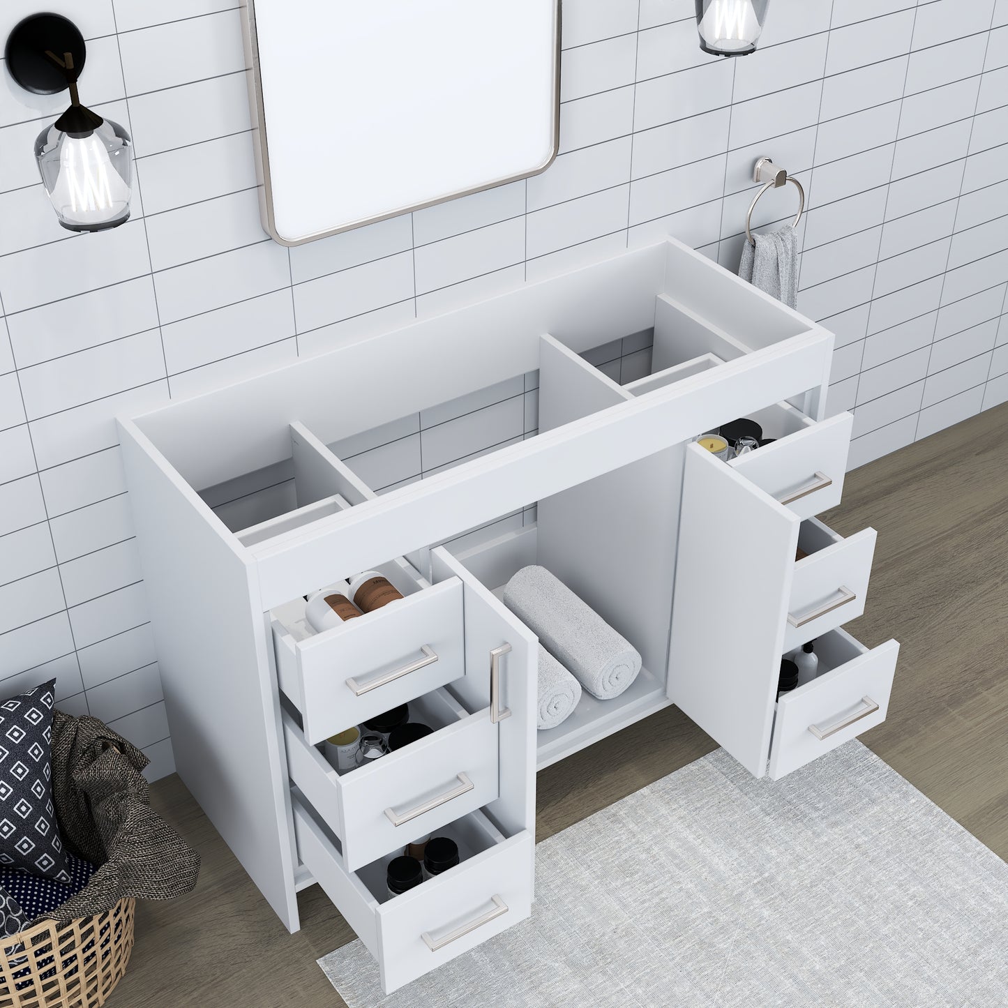 Rio 48" Bathroom Vanity Cabinet Only