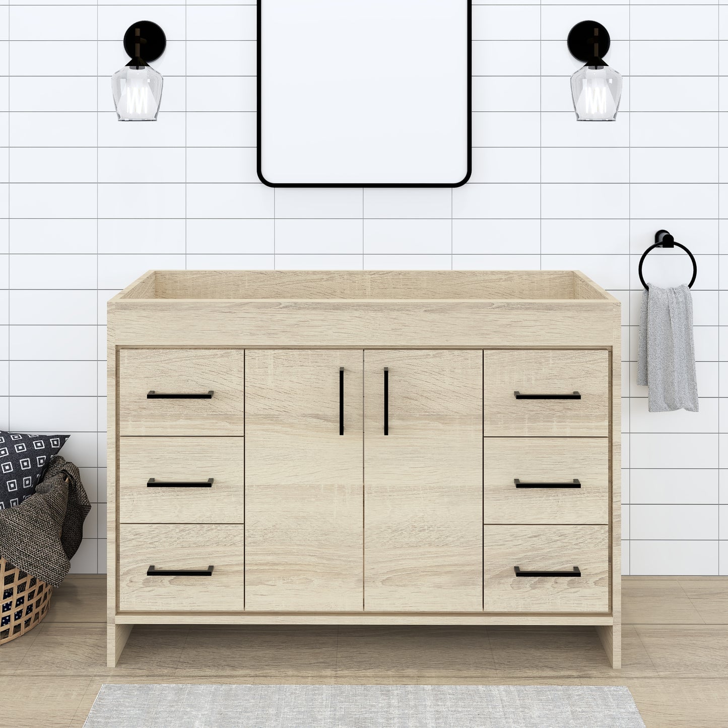 Rio 48" Bathroom Vanity Cabinet Only